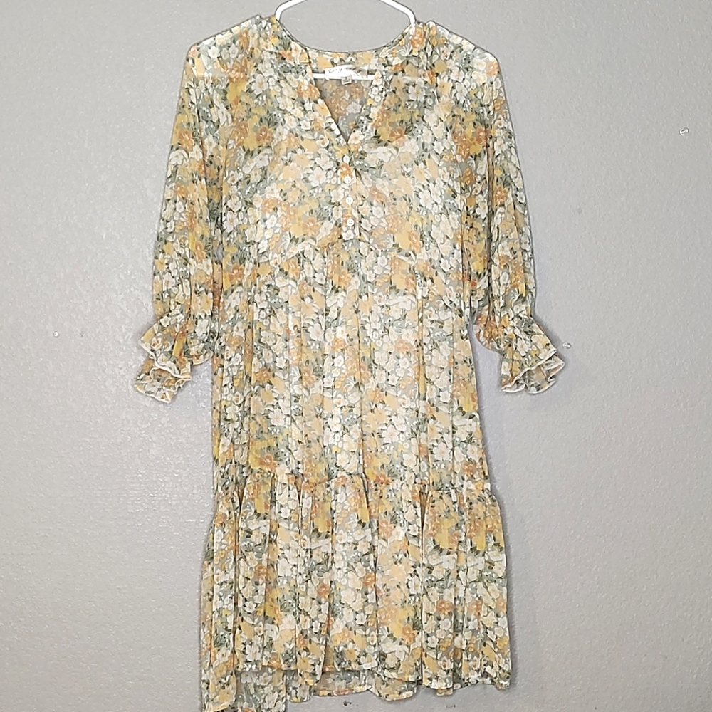 Signify Floral Midi Dress